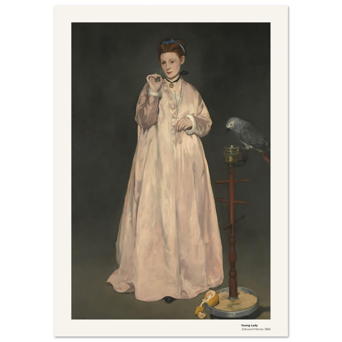 Demoiselle – Édouard Manet, reproduction d'art