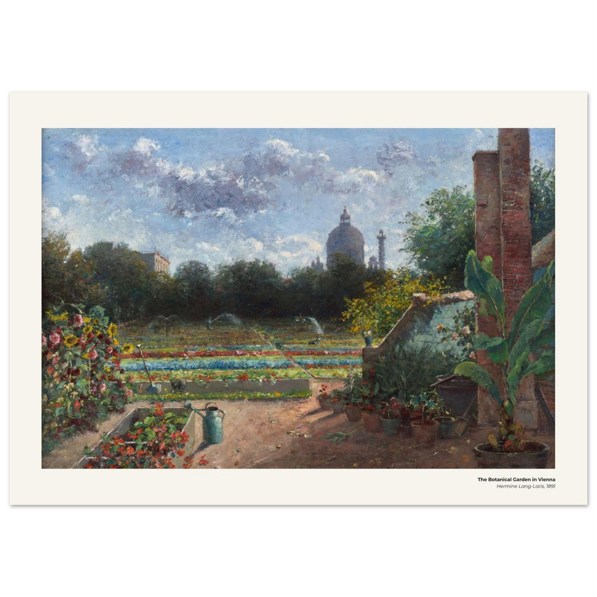 Le Jardin botanique de Vienne – Hermine Lang-Laris, reproduction d'art