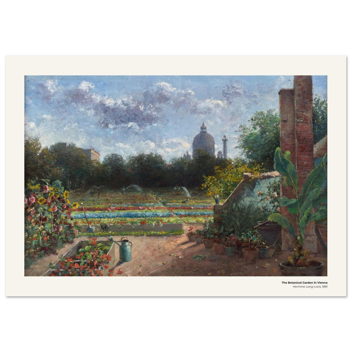Le Jardin botanique de Vienne – Hermine Lang-Laris, reproduction d'art