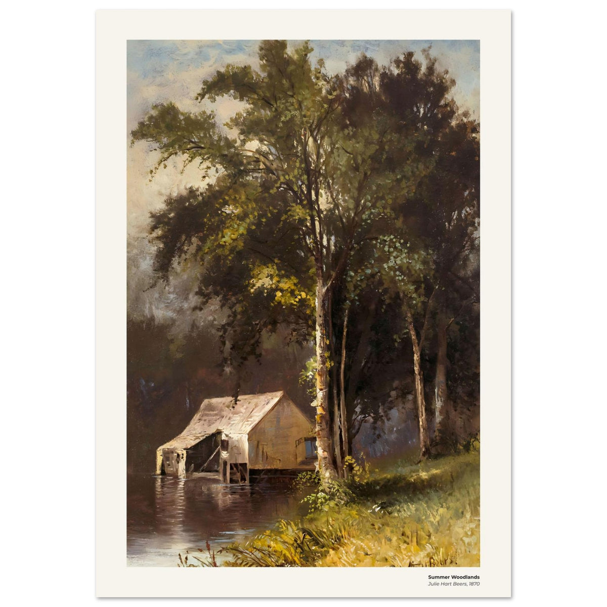 Bois en été – Julie Hart Beers, reproduction d'art