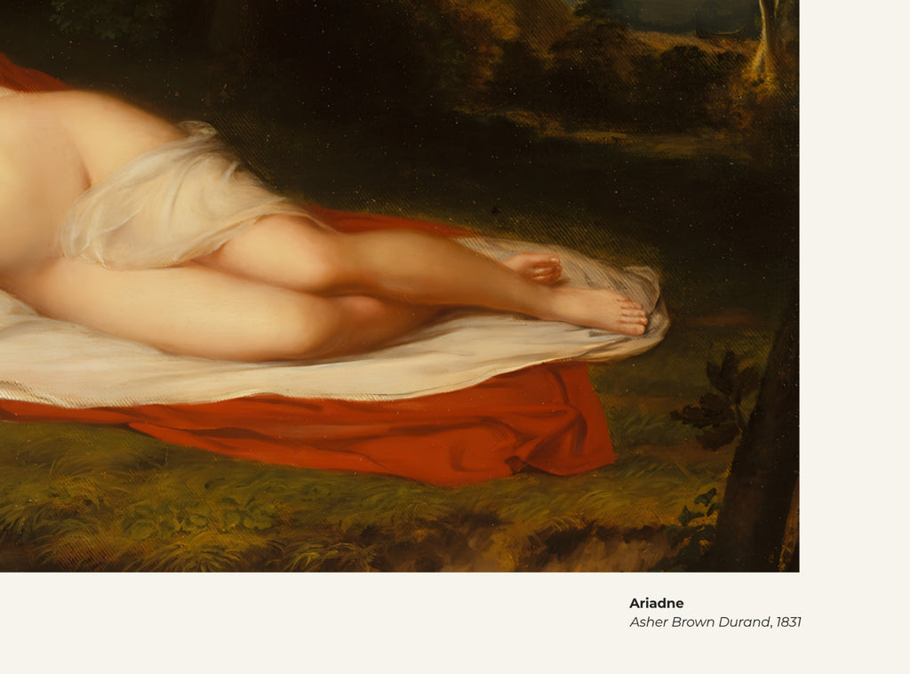 Ariane – Asher Brown Durand, avec légende titre et artiste