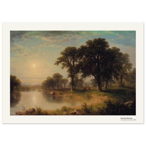 Après-midi d'été – Asher Brown Durand, détail de la reproduction