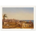 Vue de Beyrouth – Jules Coignet, détail de la reproduction