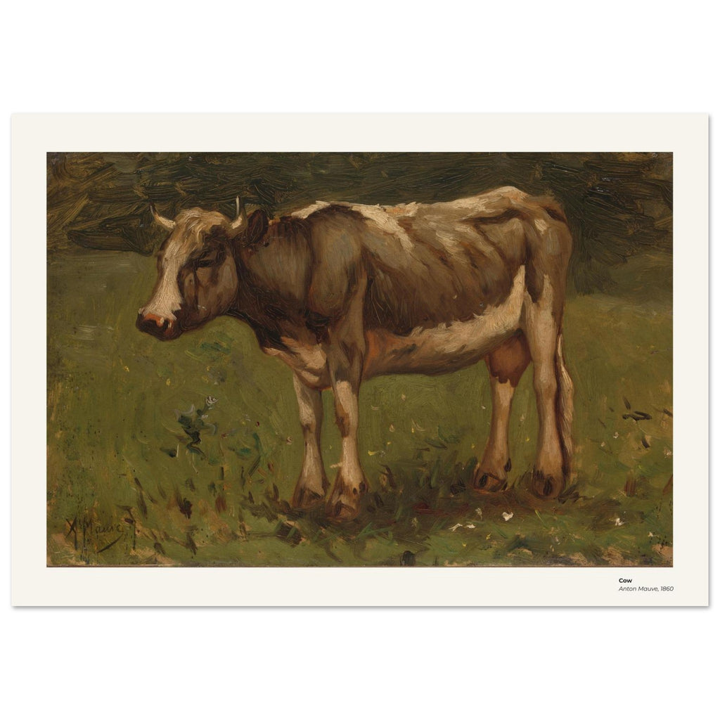 Vache – Anton Mauve, détail de la reproduction