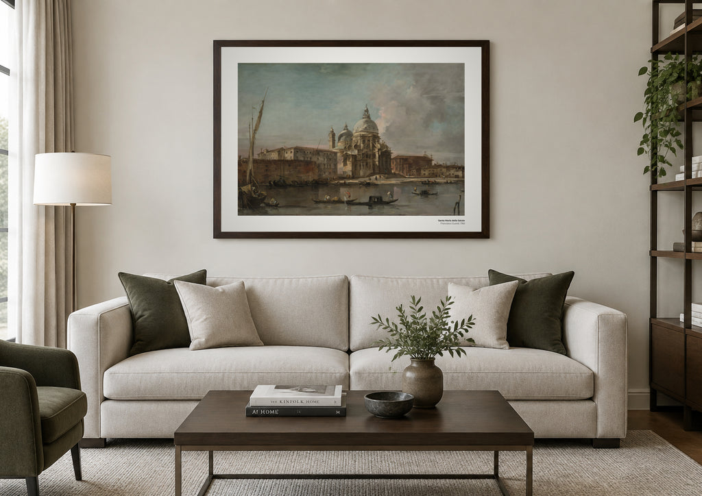 Santa Maria della Salute – Francesco Guardi, aperçu encadré en situation