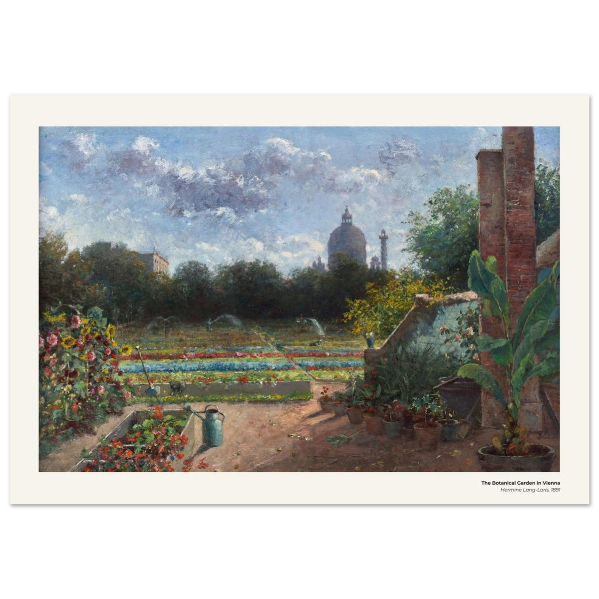 Le Jardin botanique de Vienne – Hermine Lang-Laris, reproduction d'art
