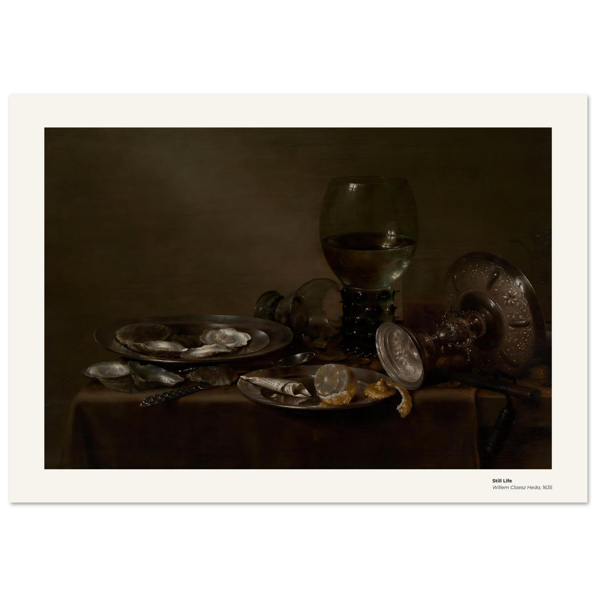 Nature morte – Willem Claesz Heda, reproduction d'art