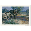 Le cheval de charrette – Emanuel Franz Hegenbarth, reproduction d'art