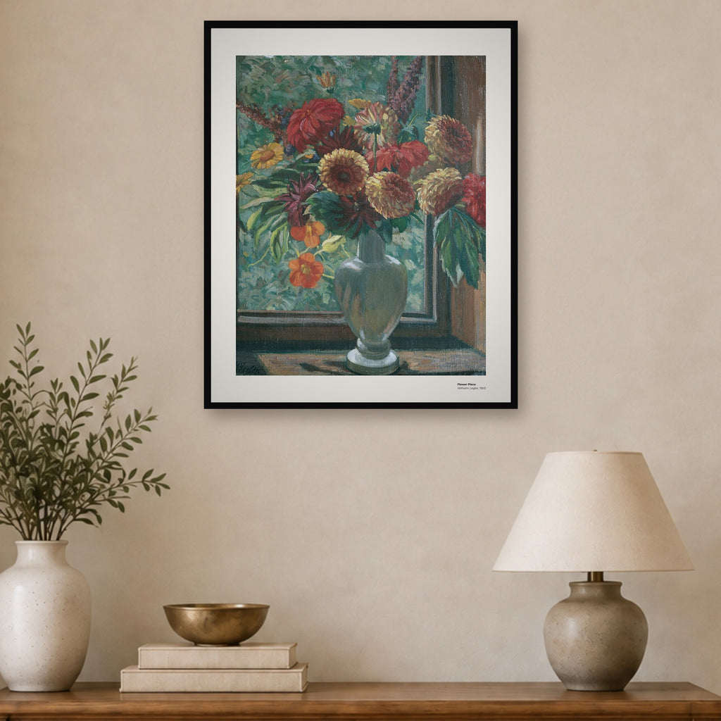 Bouquet de fleurs – Wilhelm Legler, aperçu encadré en situation