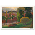 Une ferme en Bretagne – Paul Gauguin, détail de la reproduction
