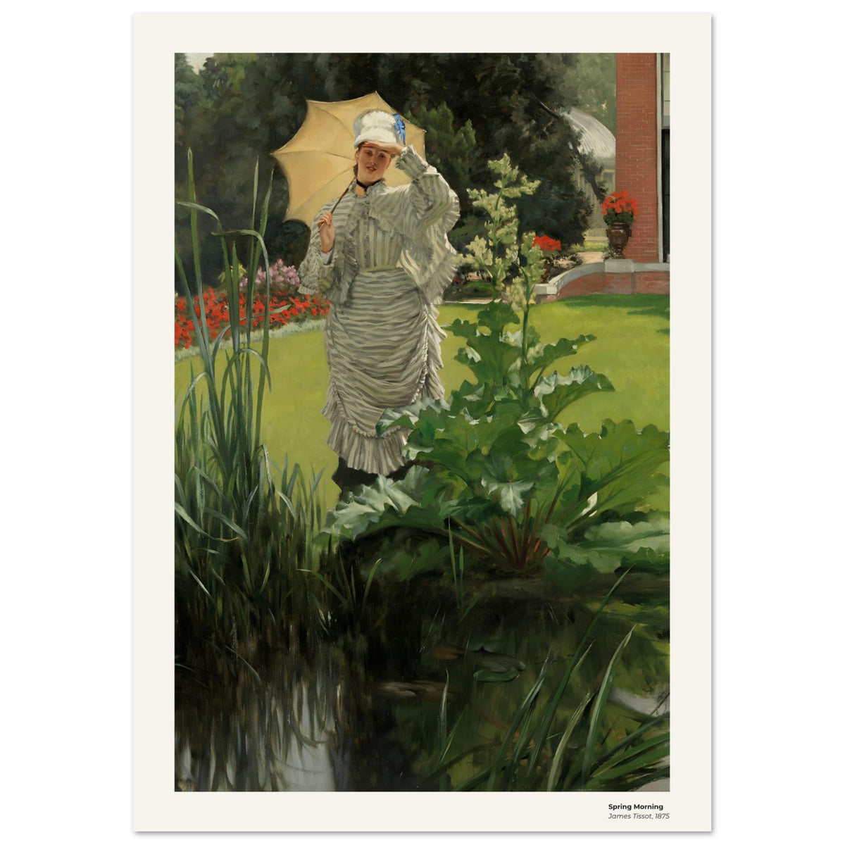 Matin de printemps – James Tissot, détail de la reproduction
