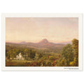 Paysage d'automne, mont Pain de Sucre – Jasper Francis Cropsey, détail de la reproduction