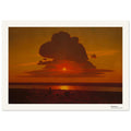 Coucher de soleil rouge – Arkhip Kuindzhi, détail de la reproduction