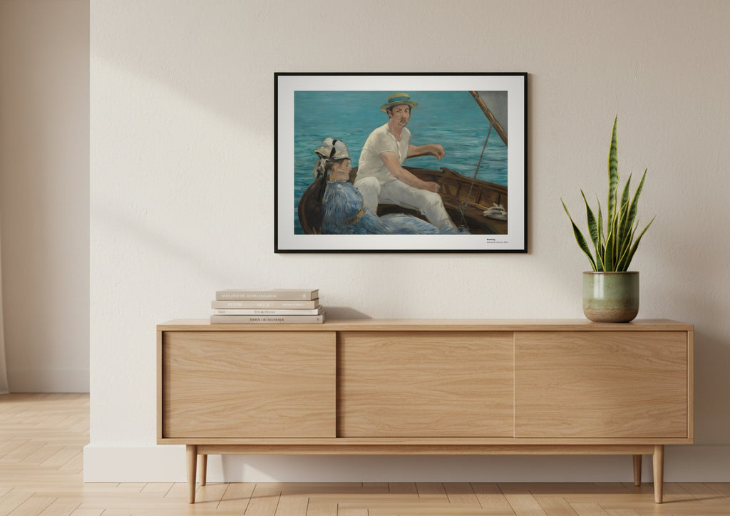 Navigation de plaisance – Édouard Manet, aperçu encadré en situation
