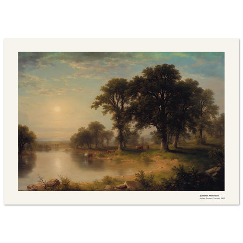 Après-midi d'été – Asher Brown Durand, reproduction d'art