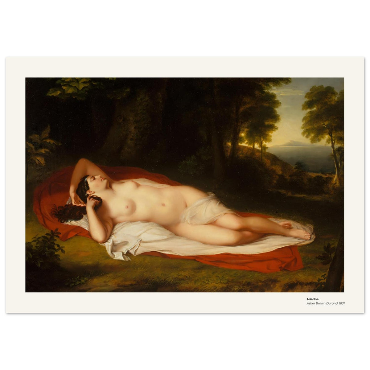 Ariane – Asher Brown Durand, détail de la reproduction
