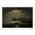 Le Cap Nord au clair de lune – Peder Balke, détail de la reproduction