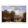 Patinage sur le Wissahickon – Johan Mengels Culverhouse, détail de la reproduction