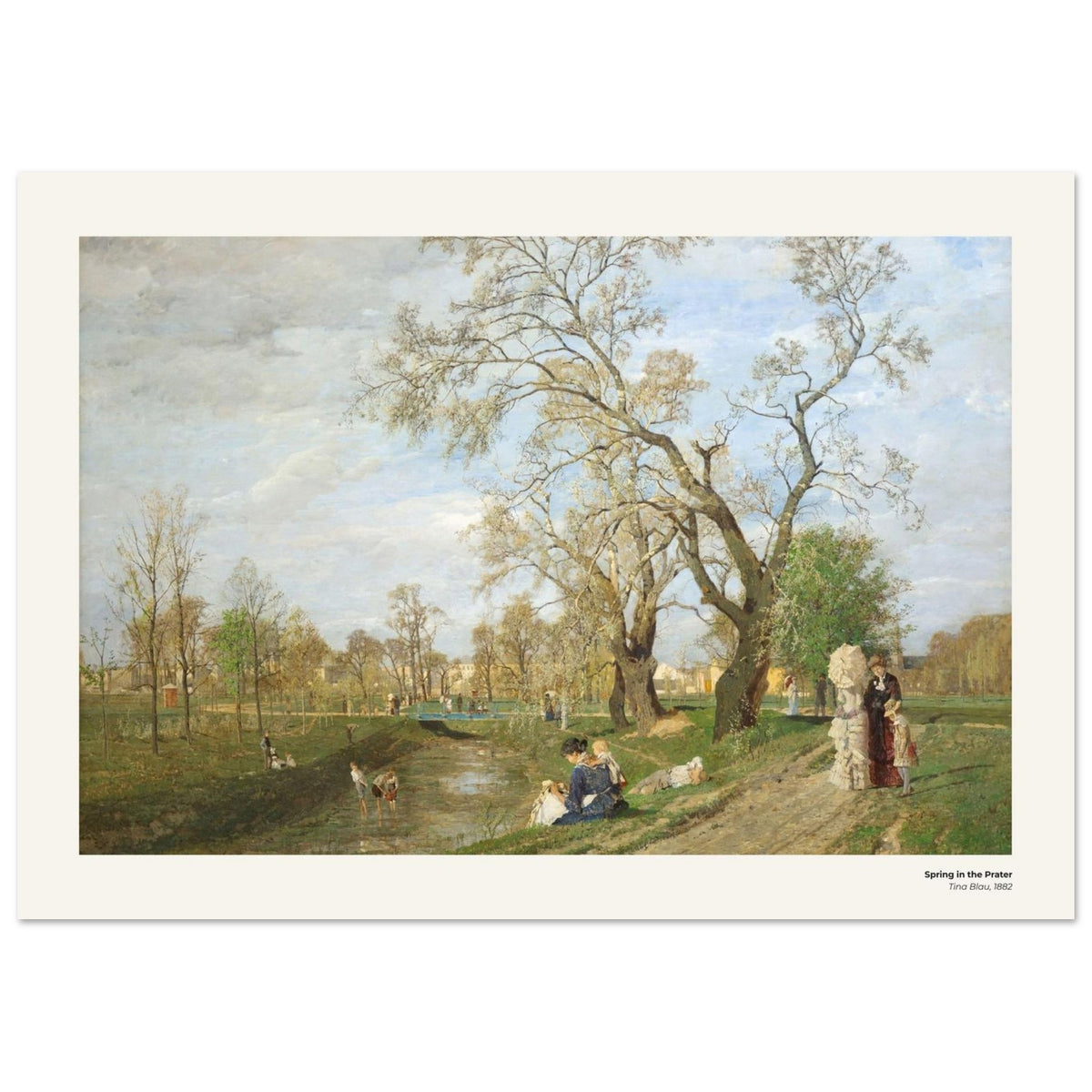 Printemps au Prater – Tina Blau, reproduction d'art