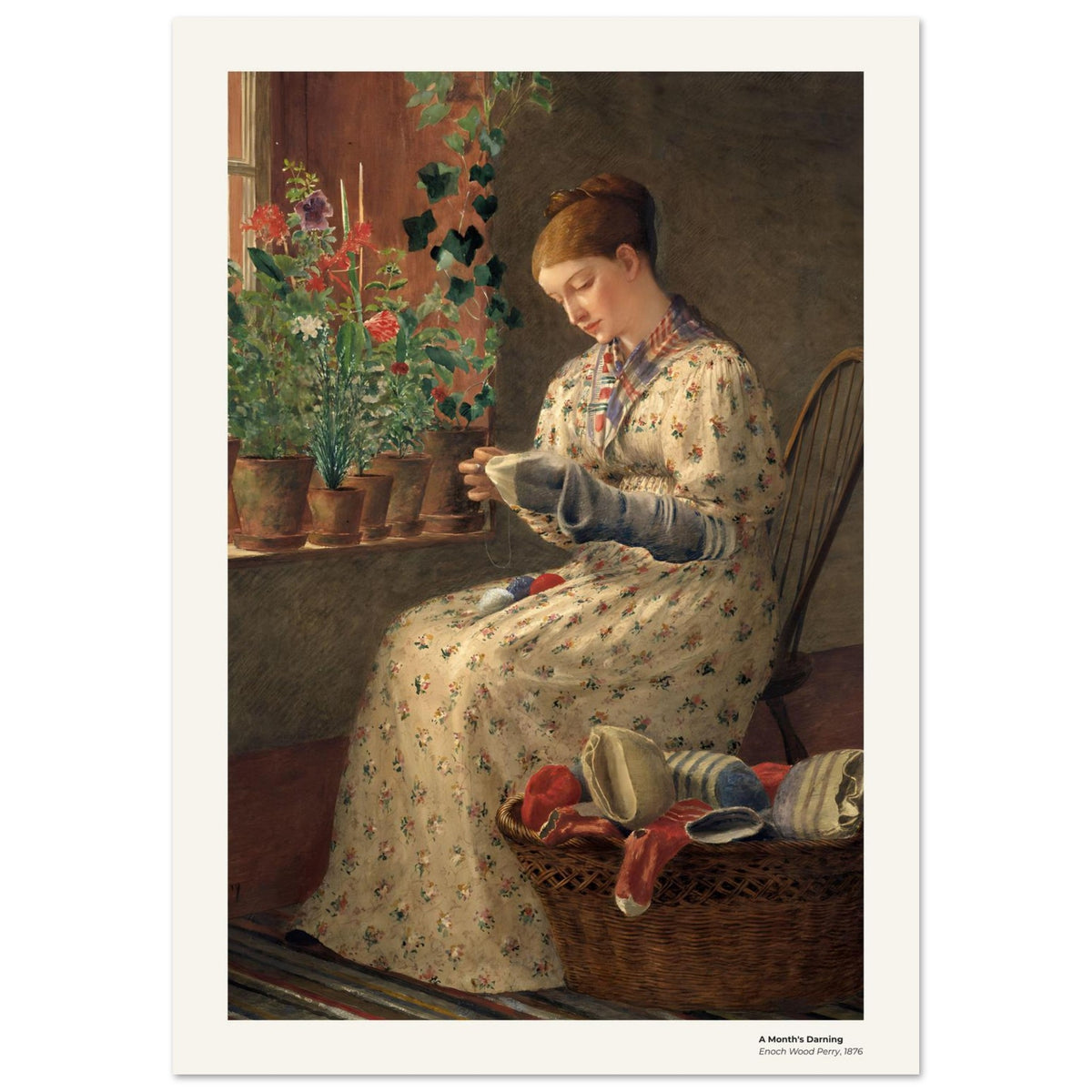 Un mois de reprises – Enoch Wood Perry, reproduction d'art