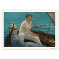 Navigation de plaisance – Édouard Manet, détail de la reproduction