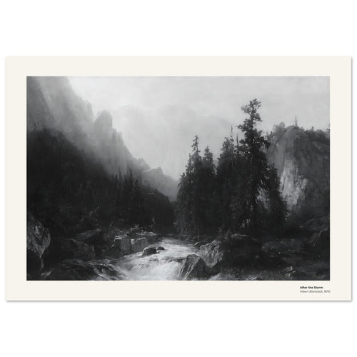 Après la tempête – Albert Bierstadt, reproduction d'art
