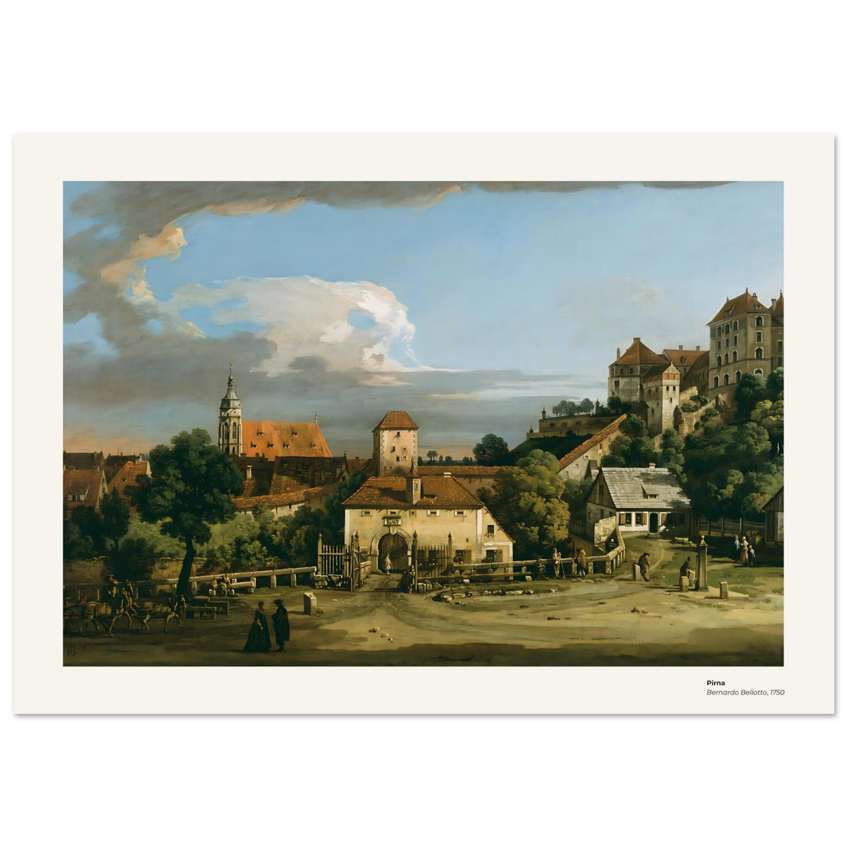 Pirna – Bernardo Bellotto, reproduction d'art