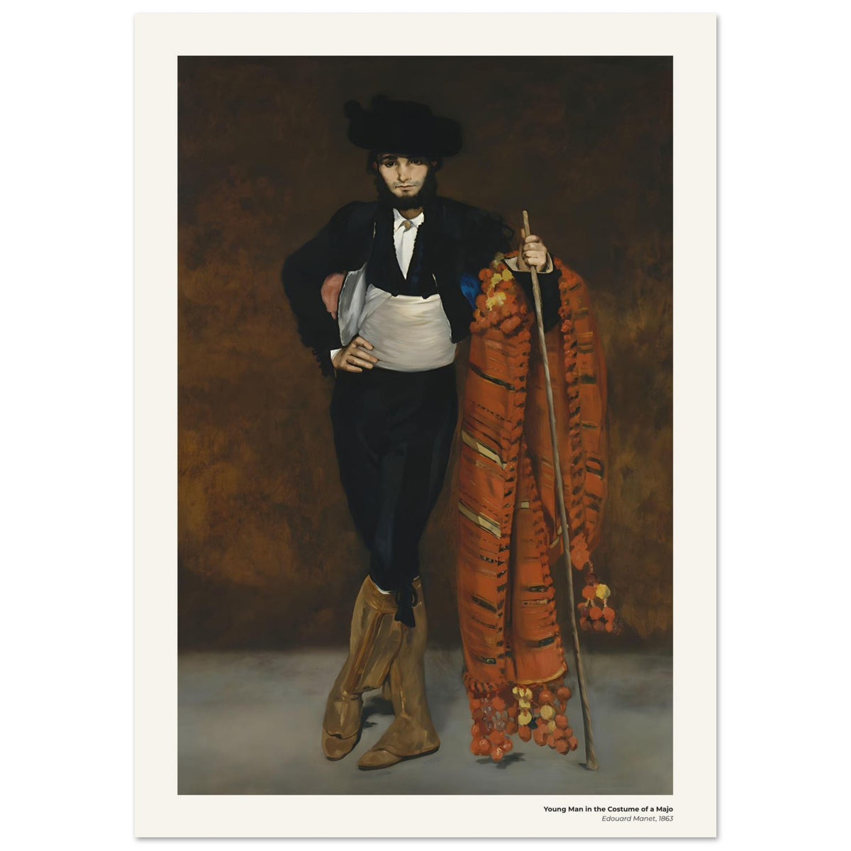 Jeune homme en costume de majo – Édouard Manet, reproduction d'art