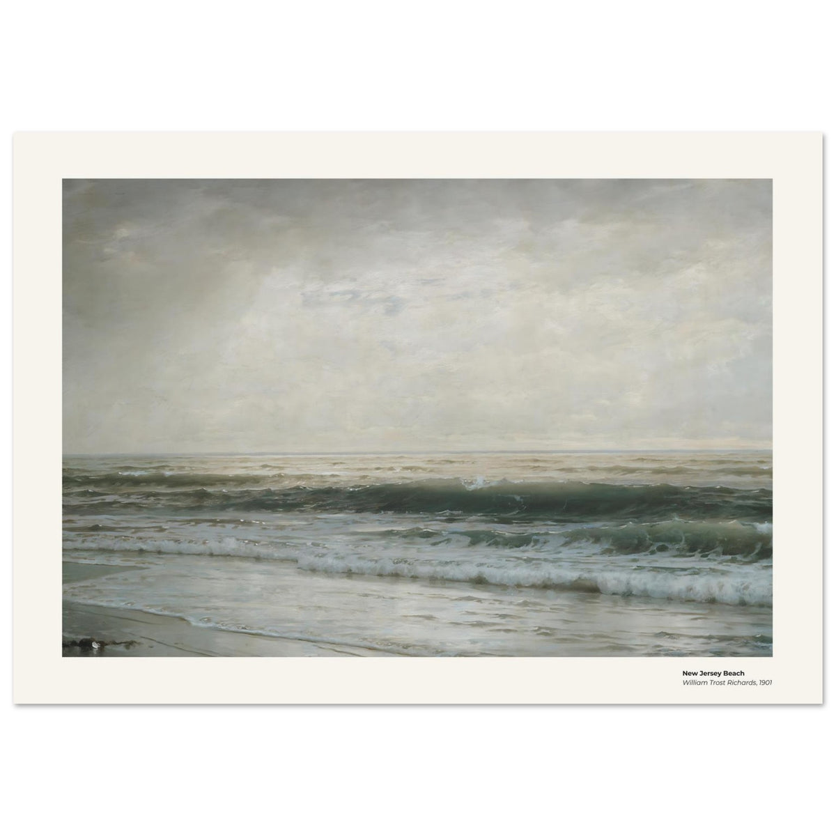 Plage du New Jersey – William Trost Richards, reproduction d'art