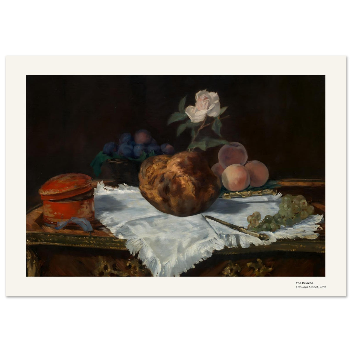 La brioche – Édouard Manet, reproduction d'art