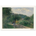 Une route à Louveciennes – Auguste Renoir, détail de la reproduction