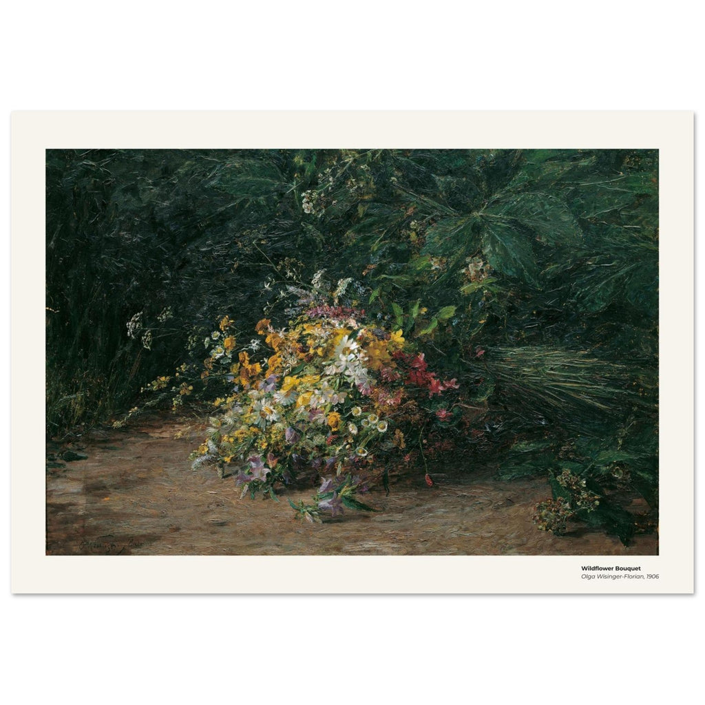 Bouquet de fleurs sauvages – Olga Wisinger-Florian, reproduction d'art