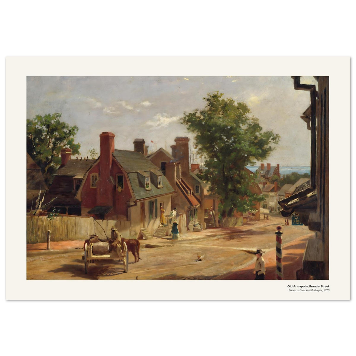 Le vieux Annapolis, rue Francis – Francis Blackwell Mayer, reproduction d'art