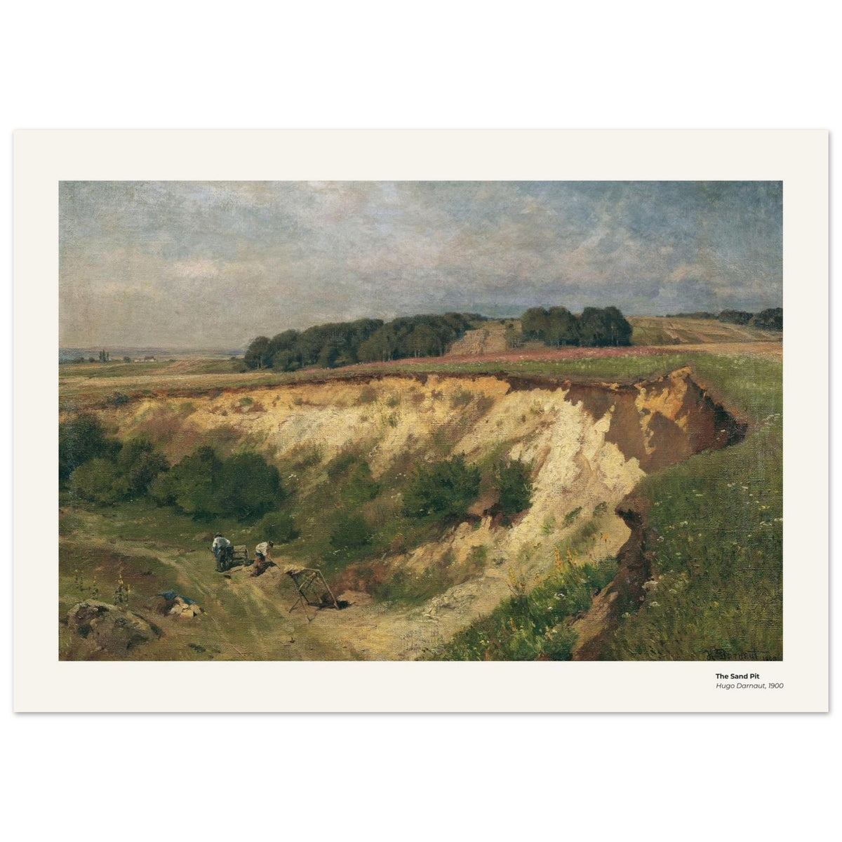 La sablière – Hugo Darnaut, reproduction d'art