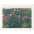Crépuscule à Ober-Sievering – Rudolf Bacher, reproduction d'art