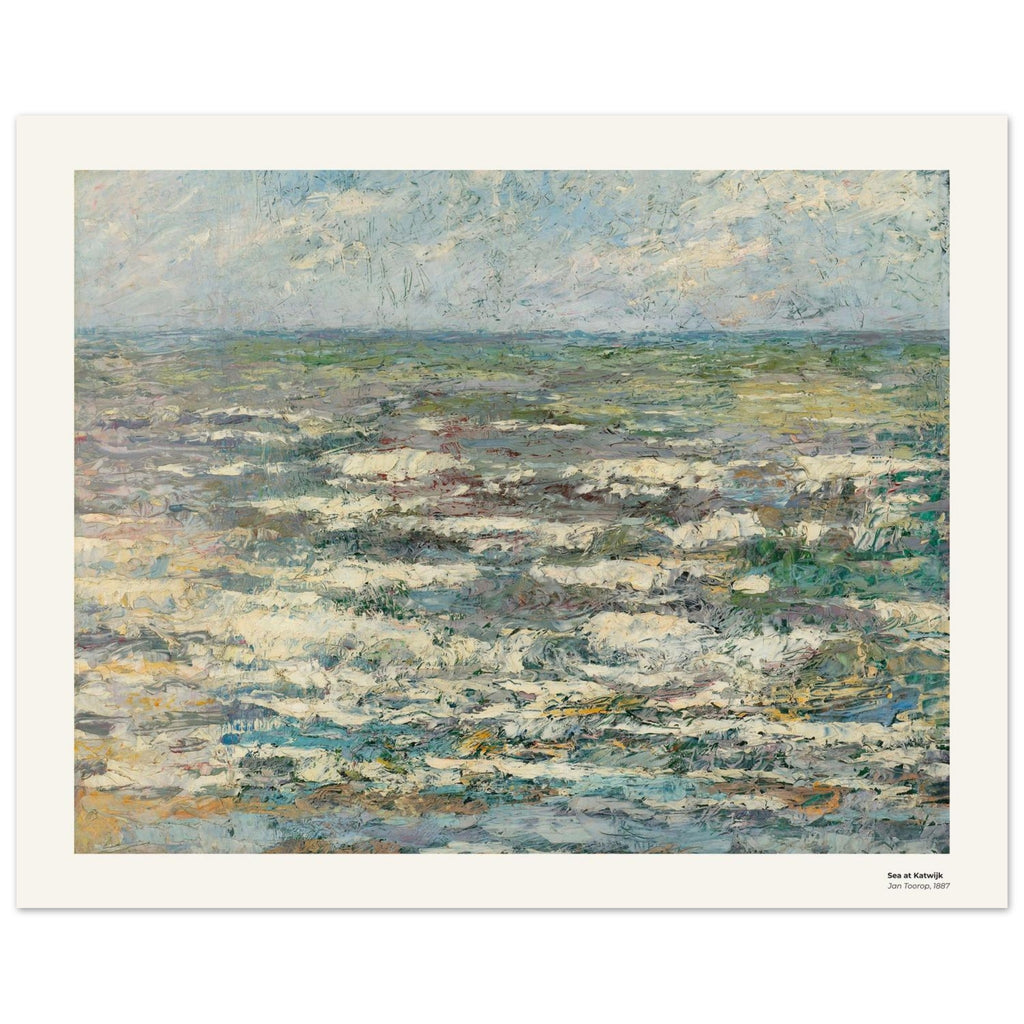 Mer à Katwijk – Jan Toorop, reproduction d'art