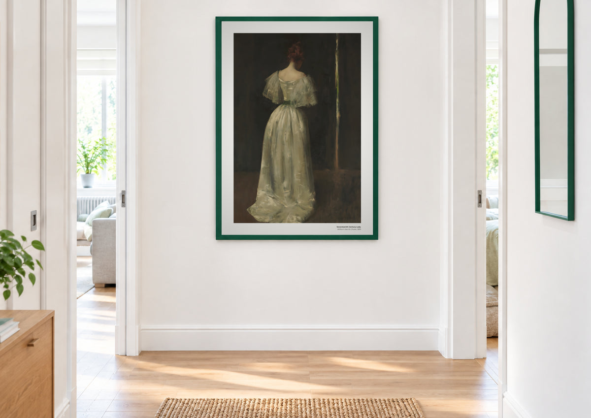 Dame du XVIIe siècle – William Merritt Chase, aperçu encadré en situation