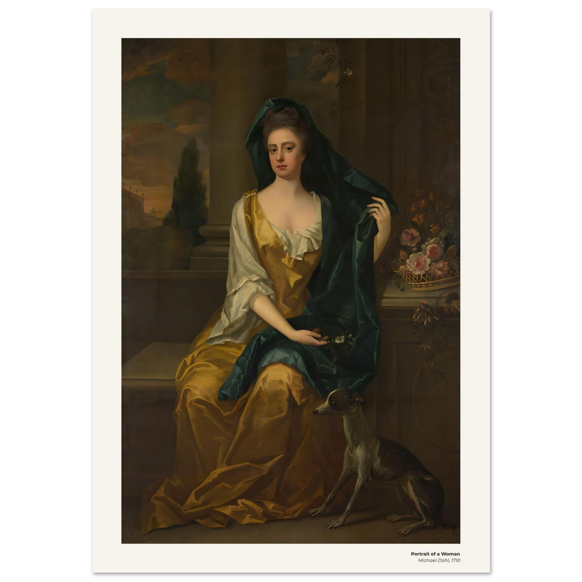 Portrait de femme – Michael Dahl, reproduction d'art