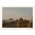 Vue sur le mont Quirinal, Rome – Simon Denis, détail de la reproduction