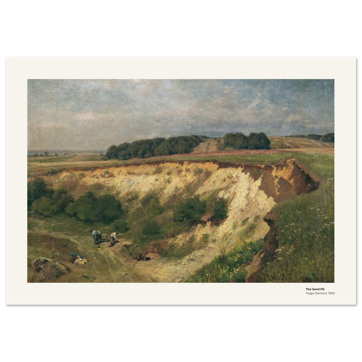 La sablière – Hugo Darnaut, reproduction d'art