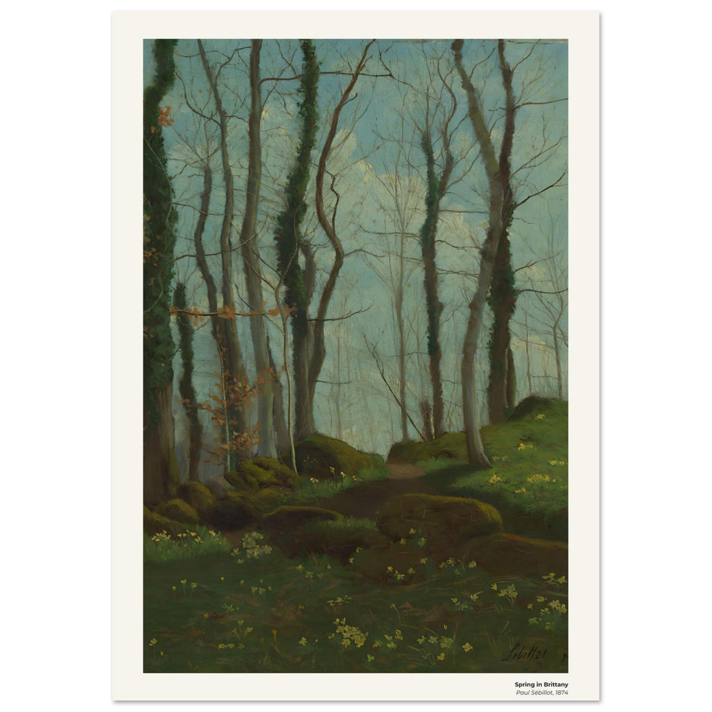 Le printemps en Bretagne – Paul Sébillot, détail de la reproduction