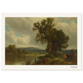 Scène à Napanoch – William Hart, détail de la reproduction