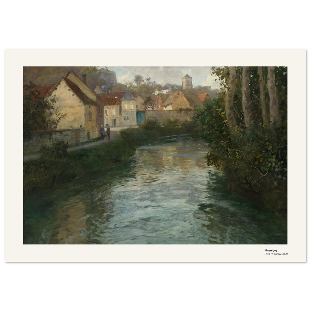 Picquigny – Frits Thaulow, reproduction d'art