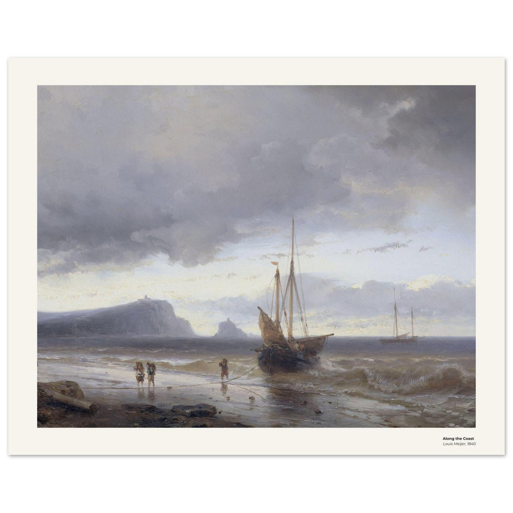 Le long de la côte – Louis Meijer, reproduction d'art