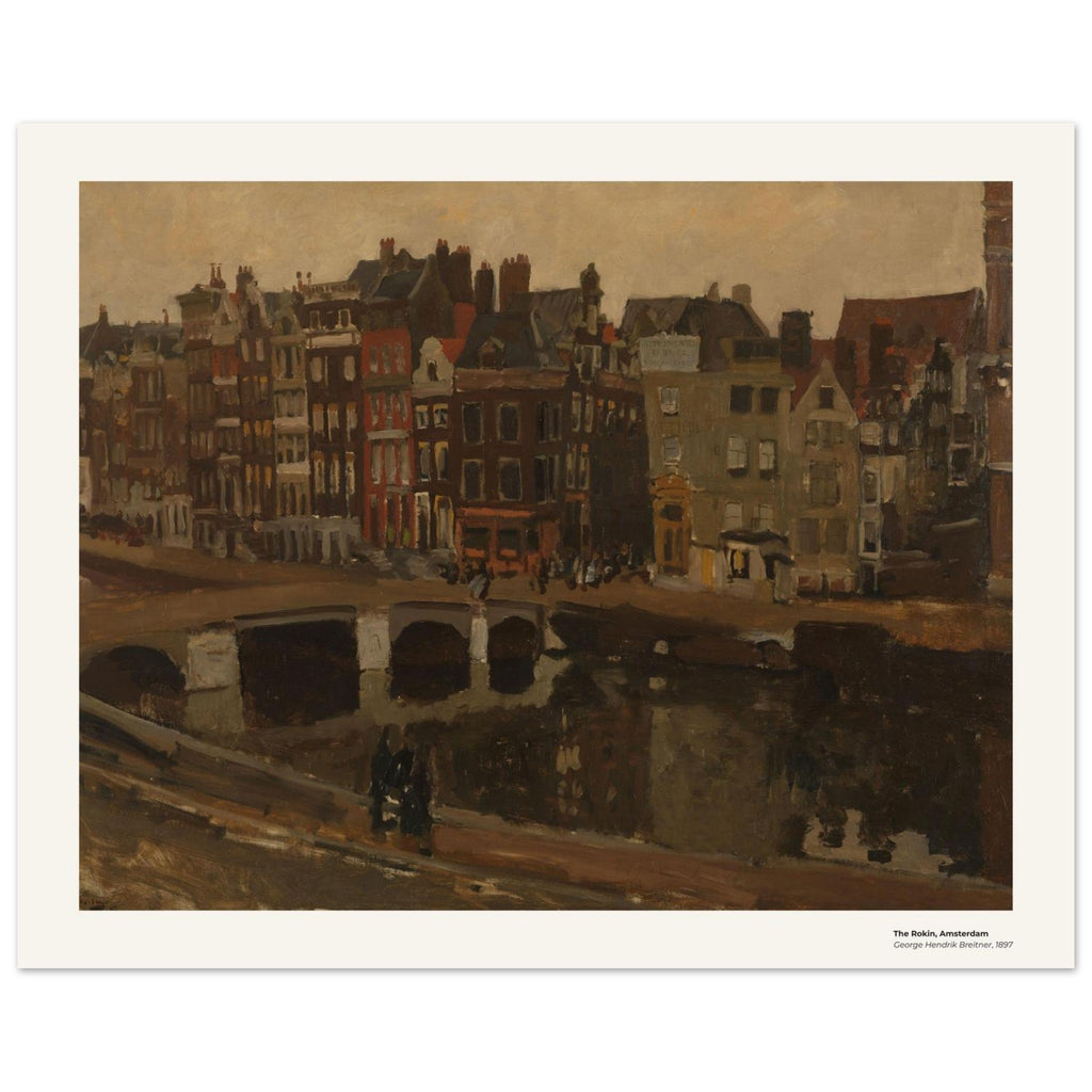 Le Rokin, Amsterdam – George Hendrik Breitner, reproduction d'art