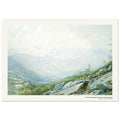 La chaîne du mont Washington, vue du mont Kearsarge – William Trost Richards, détail de la reproduction