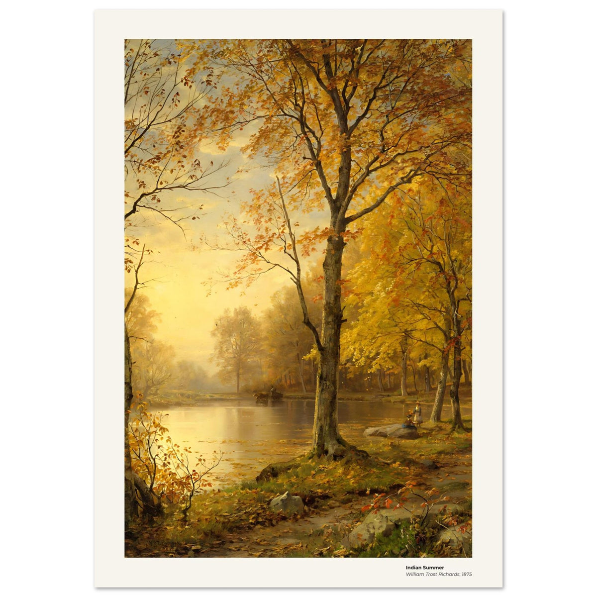 L'été indien – William Trost Richards, reproduction d'art