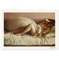 Femme endormie – Johann Baptist Reiter, reproduction d'art