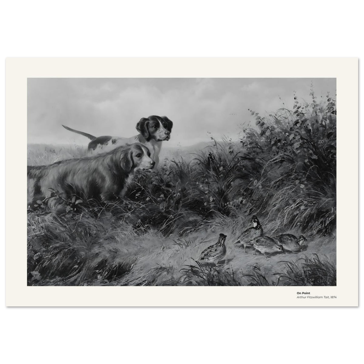 À l'arrêt – Arthur Fitzwilliam Tait, reproduction d'art