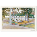Silhouette dans un hamac, Floride – John Singer Sargent, détail de la reproduction